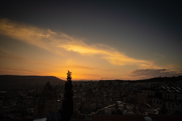 Alba su Goreme dall'hotel Seten-Cappadocia