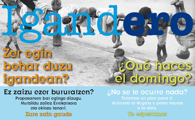 Cartel del programa de talleres infantiles IgandERO