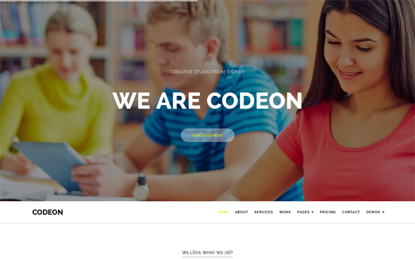 Download Codeon - Multipurpose Onepage Bootstrap Theme v2.0