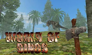 Screenshots of the World of dinos for Android tablet, phone.