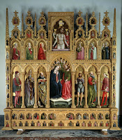 Alunno Crowning of the Virgin, Deposed Christ and Saints