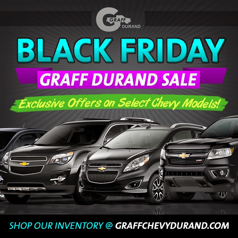 Black Friday Sale at Graff Chevrolet Durand!