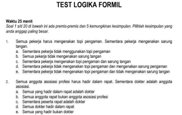 Contoh Soal Soal Cpns Logika Matematika Dan Pembahasannya Contoh Soal Soal Cpns Logika Matematika Dan Pembahasannya