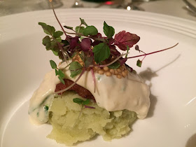 Sweet Fried Alligator, White Remoulade, Hand-Mashed Mirleton