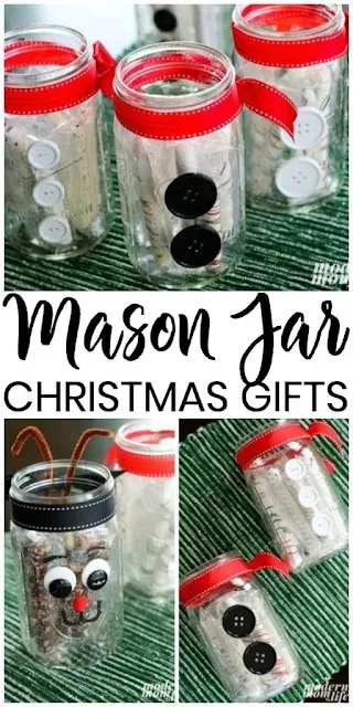 Three Cute Christmas Treat Jars