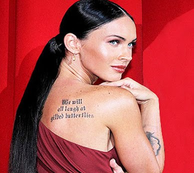 Megan Fox Tattoo Designs