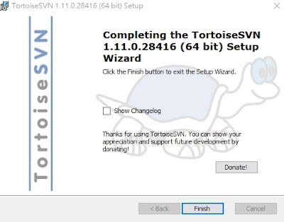 TortoiseSVN 下載安裝 Win 10