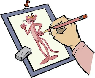 Pink Panther Clip Art.  