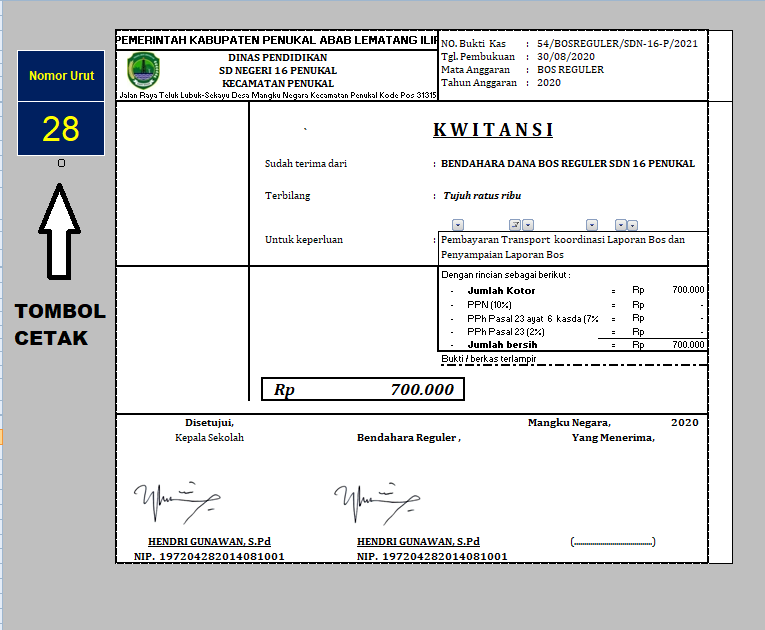 APLIKASI KWITANSI LAPORAN DANA BOS TERBARU [UPDATE 2021] - Darisd.com