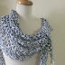 New Fashion Shawl Ivory Grey Scarf Shawl Wrap for Modern Chic Women