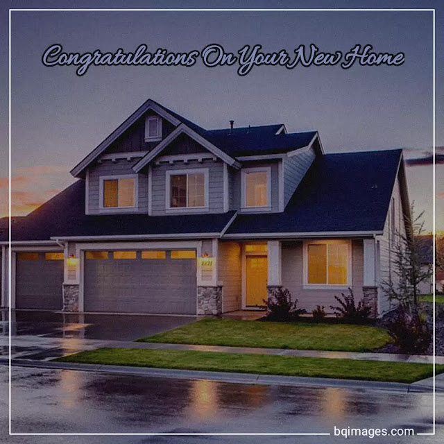 congrats on your new home