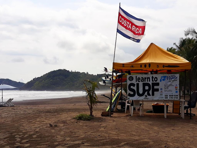 Surf School on Jaco Beach, Costa Rica
