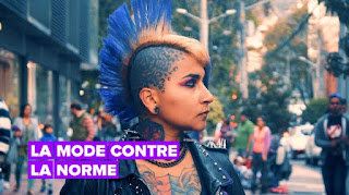 Une adepte du style punk