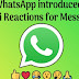 WhatsApp Update – Emoji Reactions