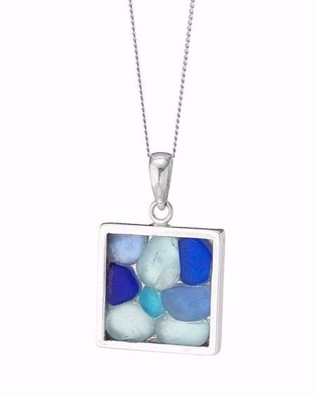 Sea Glass Mosaic Necklace