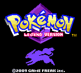 Pokemon Legend Version Cover,Title