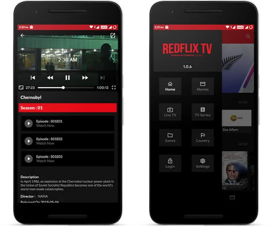 تحميل الإصدار الأخير Redflix TV APK لهواتف الاندرويد مع رابط مباشر