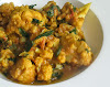 Gently Simmered Cauliflower in a Spicy Tomato Sauce