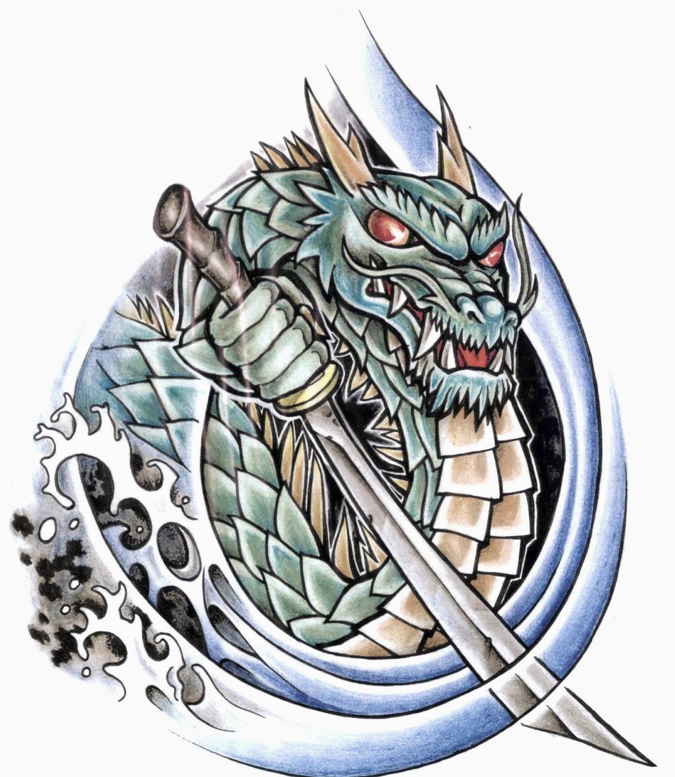 Татуировка дракон: значение, описание, фото, смысл