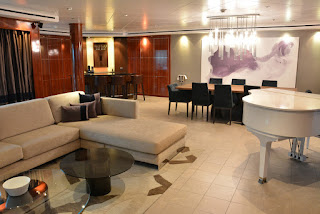 Owners' suite aboard Norwegian Pearl