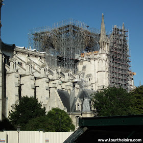 Notre-Dame de Paris, 4 months after the fire. Paris. France. Photographed by Susan Walter. Tour the Loire Valley with a classic car and a private guide.