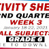 GRADE 6 ACTIVITY SHEETS (2nd Quarter: WEEK 3)