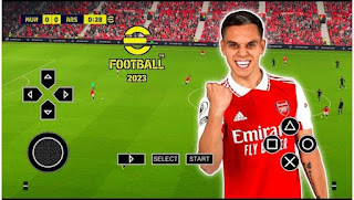 Download eFootball 2023 PES TM Arts PPSSPP New Update Transfer Real Faces Best Graphics HD