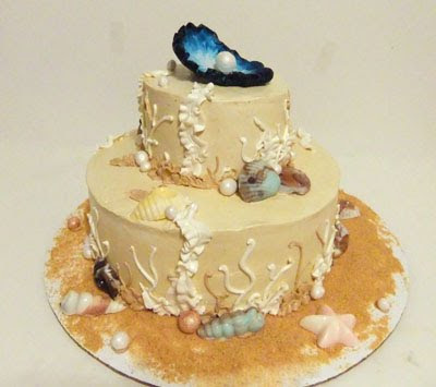 Baby Shower Invitations Beach Theme on Cake Or Death   Beach Baby Shower Cake