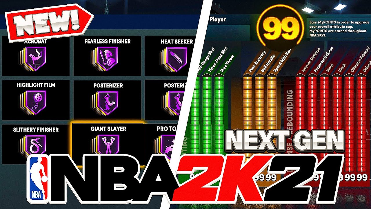 NBA 2K21 Next-Gen MyPlayer Builder