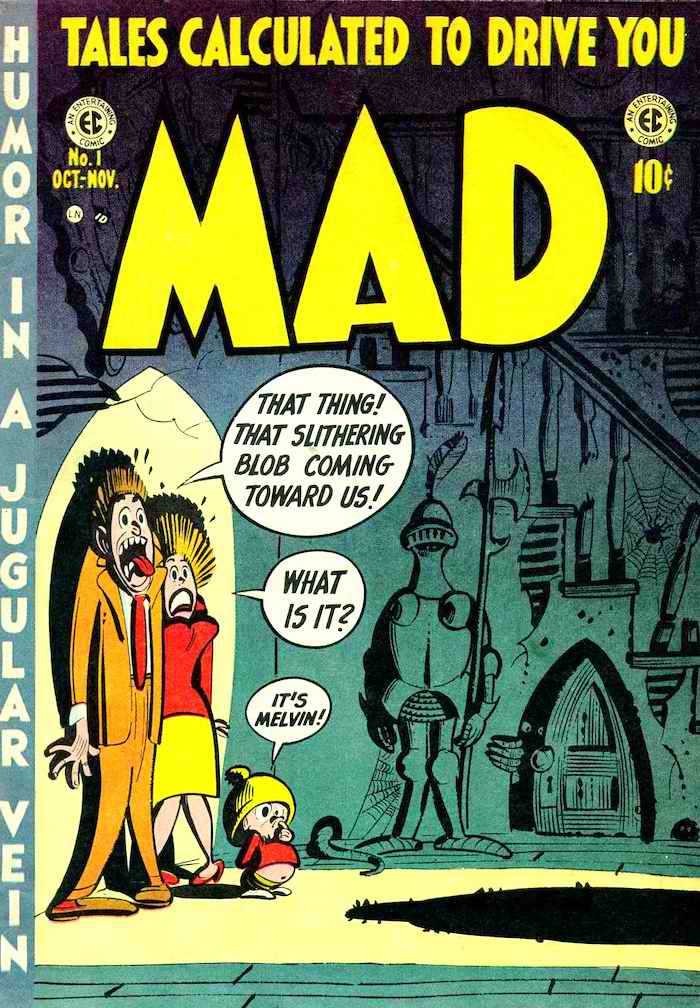 Mad #1 - Wally Wood art + 1st issue