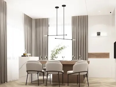 The Best 10 Ideas for Dining Room Curtains