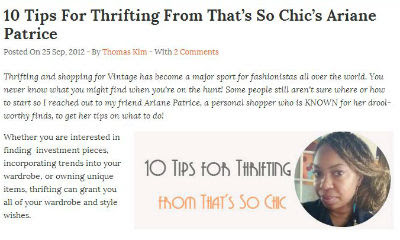 10 tips for thrifting