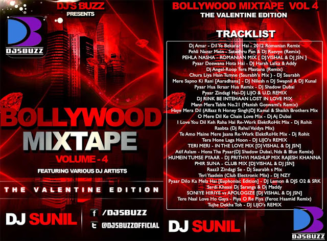 Bollywood Mixtape Vol.4 - The Valentine Edition By DJ Sunil