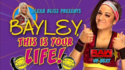 WWE Bliss Bayley This IS your Life Kurt Angle Raw