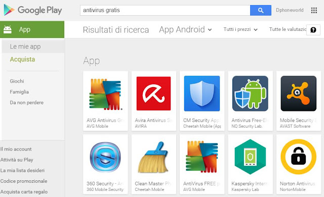 Download antivirus gratis Android - migliori Antivirus 