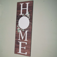 Shop large home wood décor  sign online in Port Harcourt, Nigeria