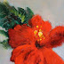 Hibiscus #2, Contemporary Floral Paintings by Arizona Amy Whitehouse