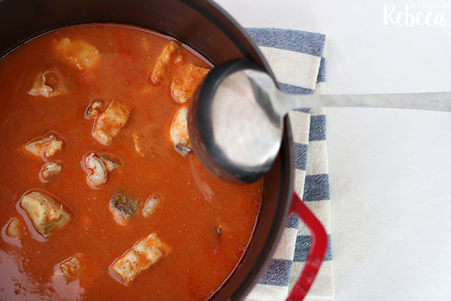 Sopa de pescado y marisco