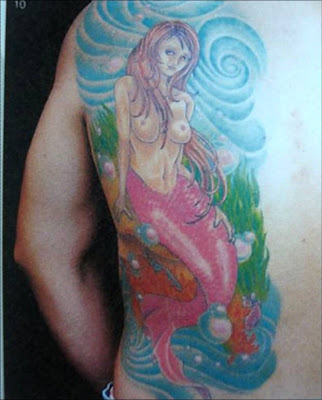 Asia tattoos-Mermaid tattoo