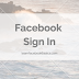 Facebook Login and Facebook Sign in Account