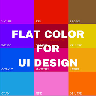 Kumpulan Flat Color Untuk UI Design