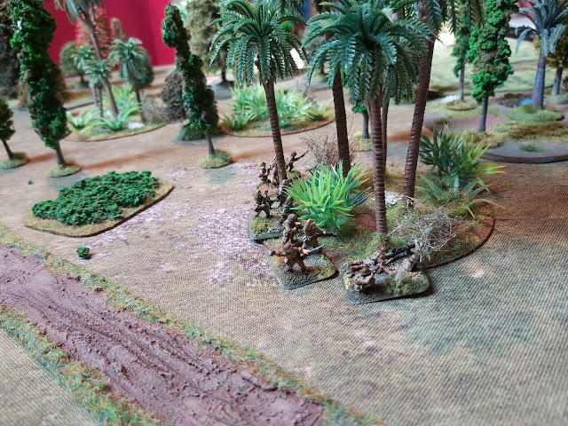 Another Japanese sections moves through the jungle