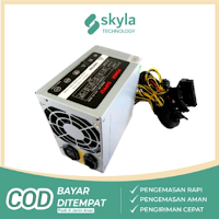Power Supply 500watt High Qualitas include 6pin untuk Vga Card harga Rp94.778.