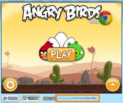 Angry Birds - Google Chrome Free