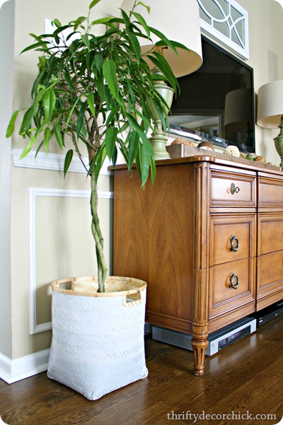 dresser as entertainment center