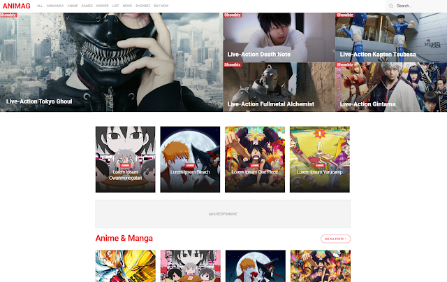  Animag Blogger Template is a simple and clean theme Animag Blogger Template