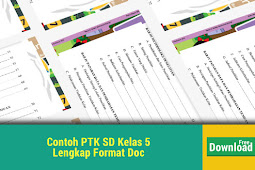 Contoh Ptk Sd Kelas 5 Lengkap Format Doc