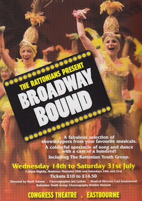 The Rattonians present Broadway Bound in July at The Congress Theatre Eastbourne 