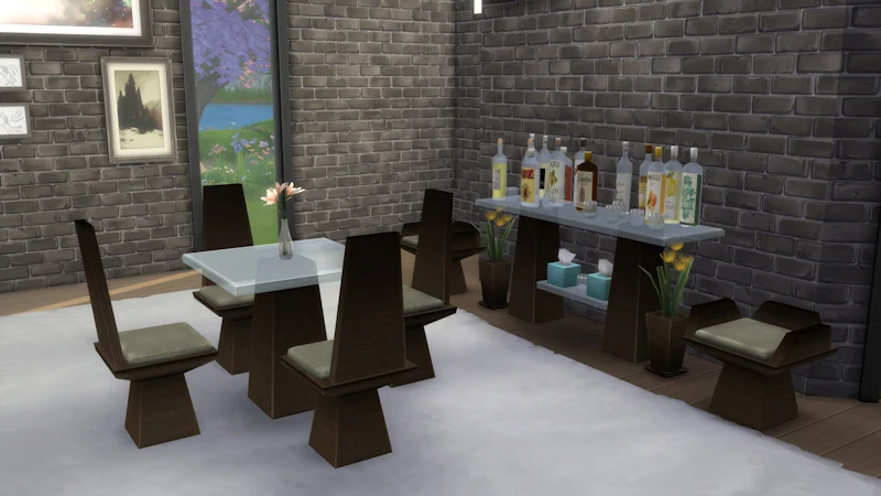 The Sims 4 Dining Room