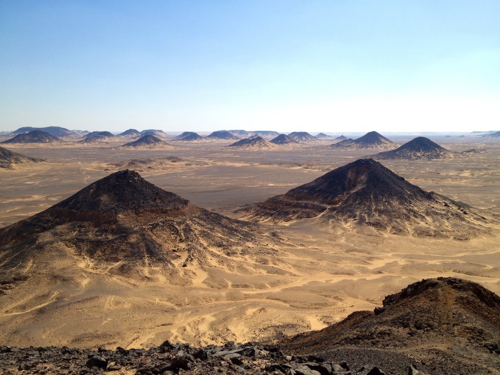 Travel Trip Journey : Black Desert Bahariya, Egypt